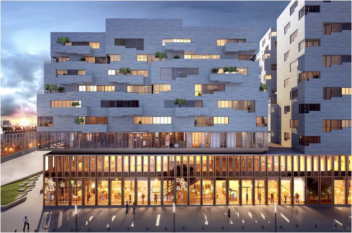 Mixed use building