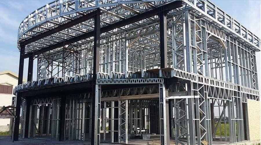 Using hot rolled steel sections in the light gauge (cold-formed) framing building