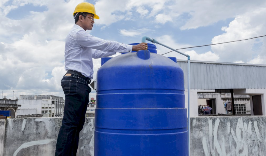Water Tank Damage