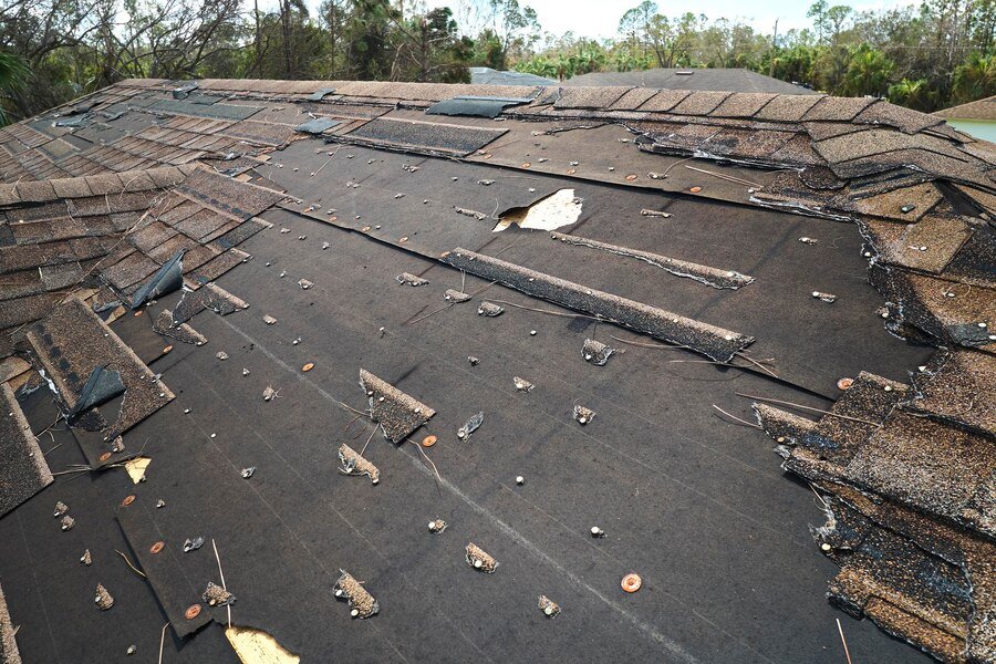 Roof damage
