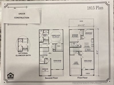 blue print of property in Pleasant View